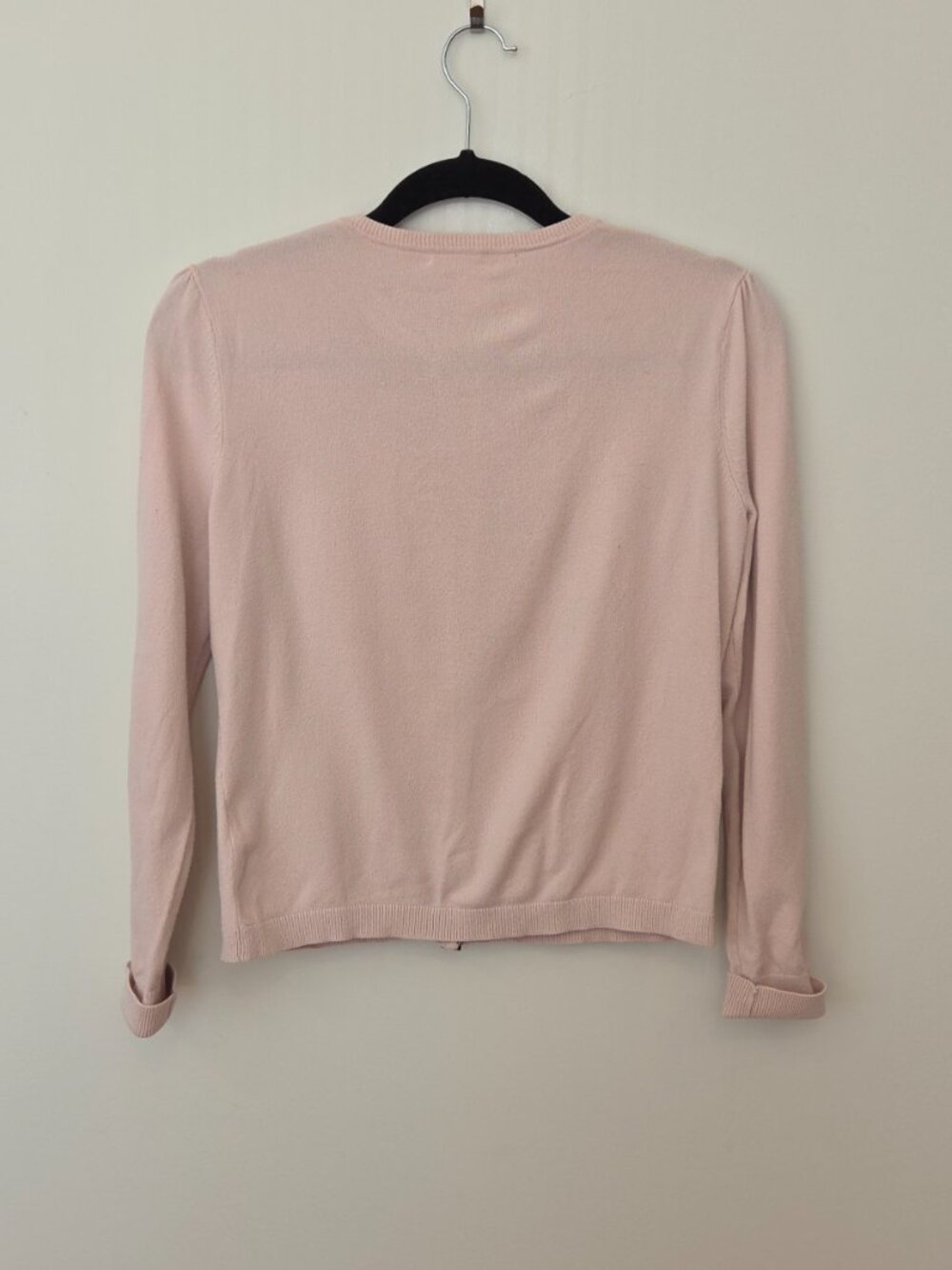 Beaded Cardigan Small Pink Mauve Vintage style - Picture 2 of 6
